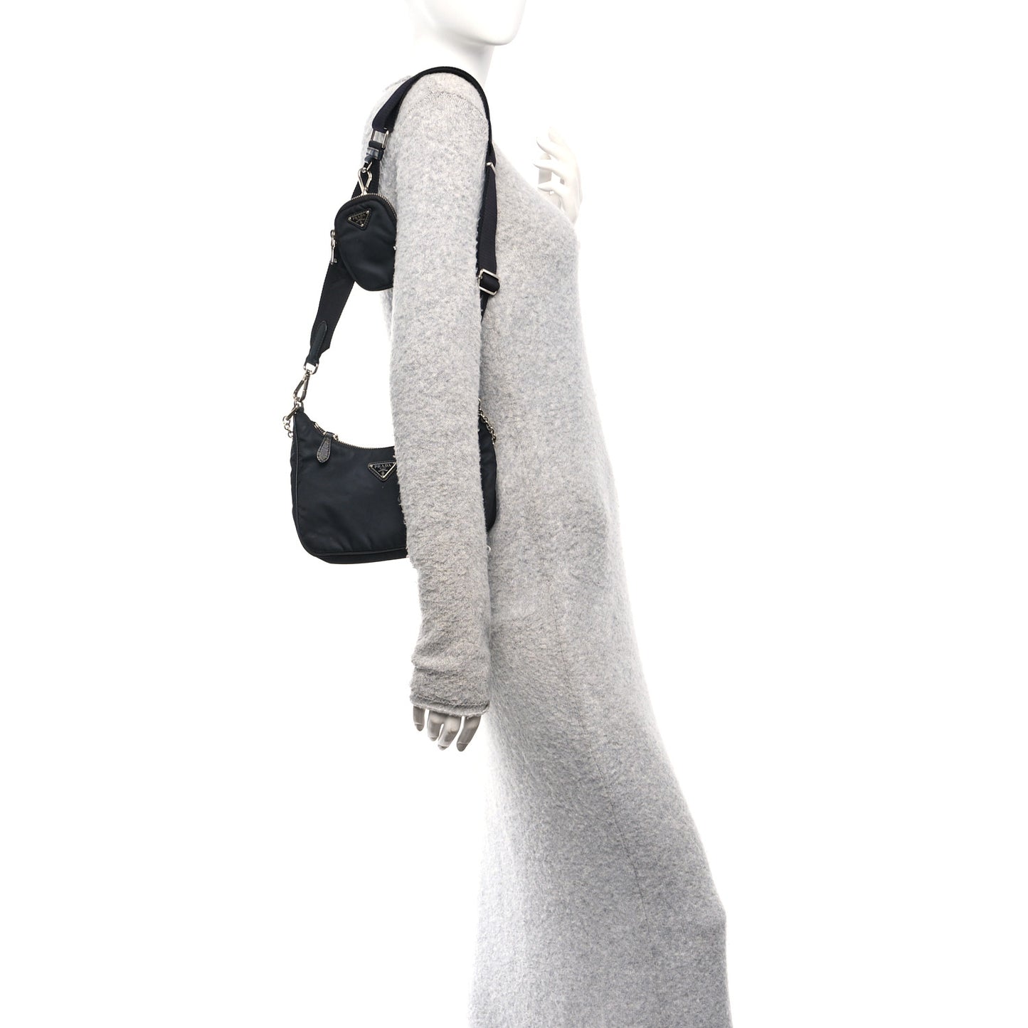 Nylon Re-Edition 2005 Shoulder Bag Black