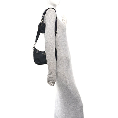 Prada Nylon Re-Edition 2005 Shoulder Bag Black 2 of 11