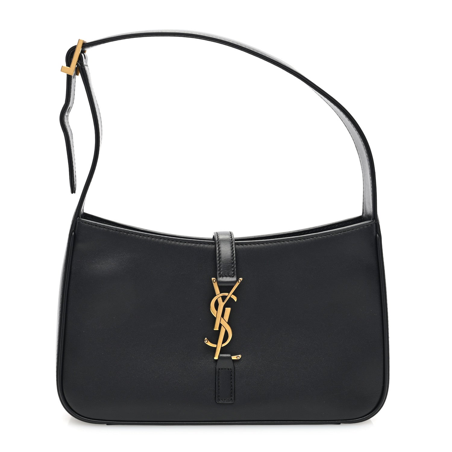 Saint Laurent Smooth Calfskin Le 5 A 7 Hobo Black 1 of 9