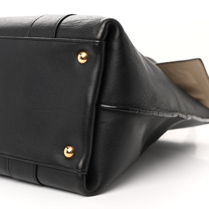 Salvatore Ferragamo Calfskin Medium Sookie Satchel Black 9 of 11