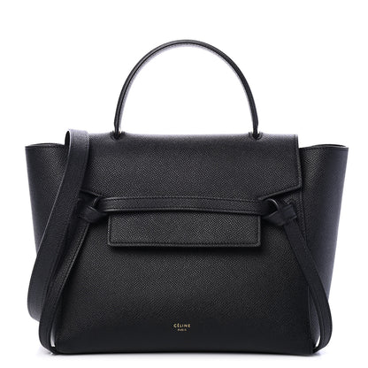 Celine Grained Calfskin Micro Belt Bag Black 1 of 4
