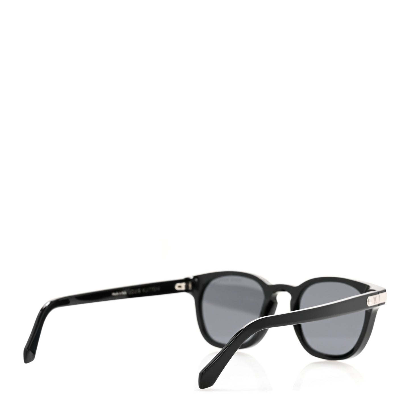 Acetate LV Signature Square Round Sunglasses Z2381U Black