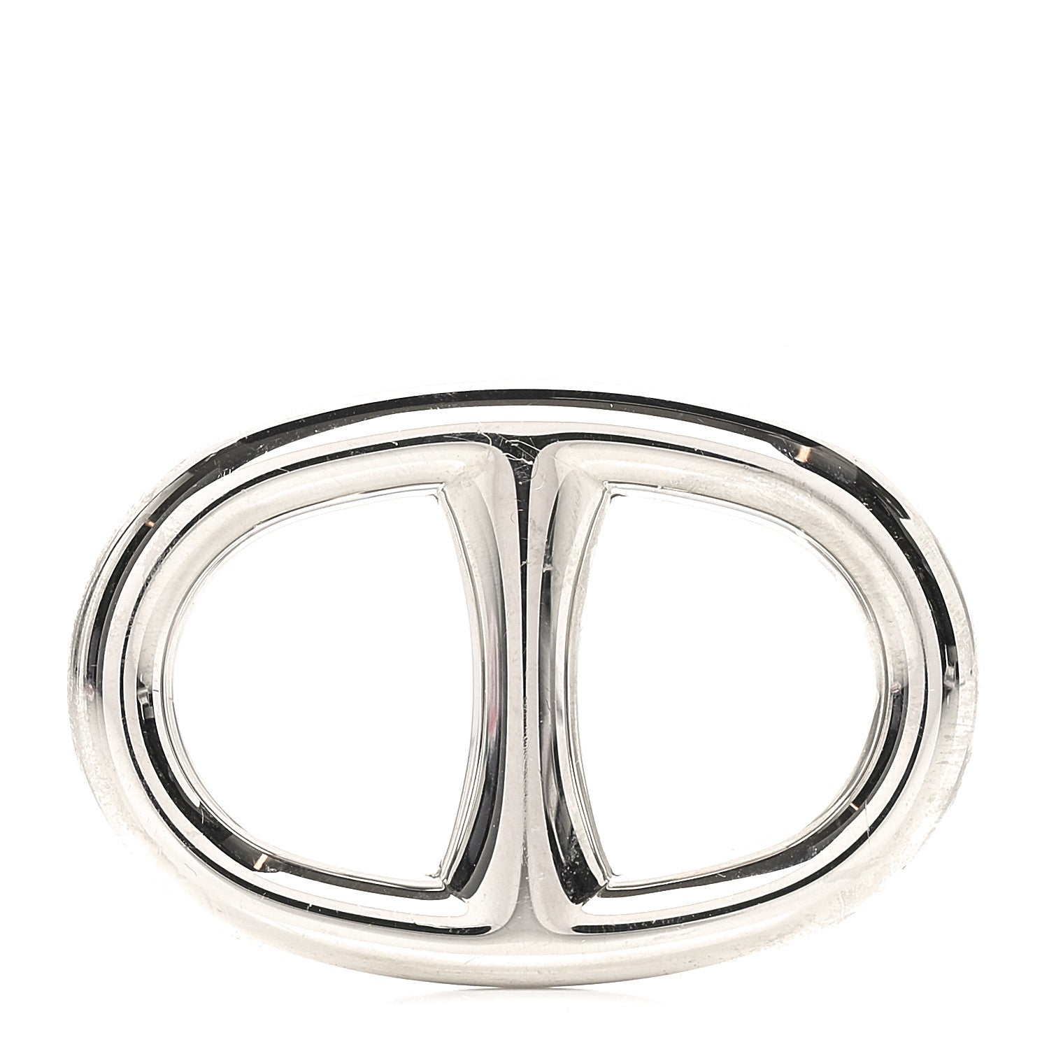 Hermes Palladium Chaine D'Ancre Scarf Ring 1 of 4
