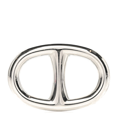 Hermes Palladium Chaine D'Ancre Scarf Ring 1 of 4