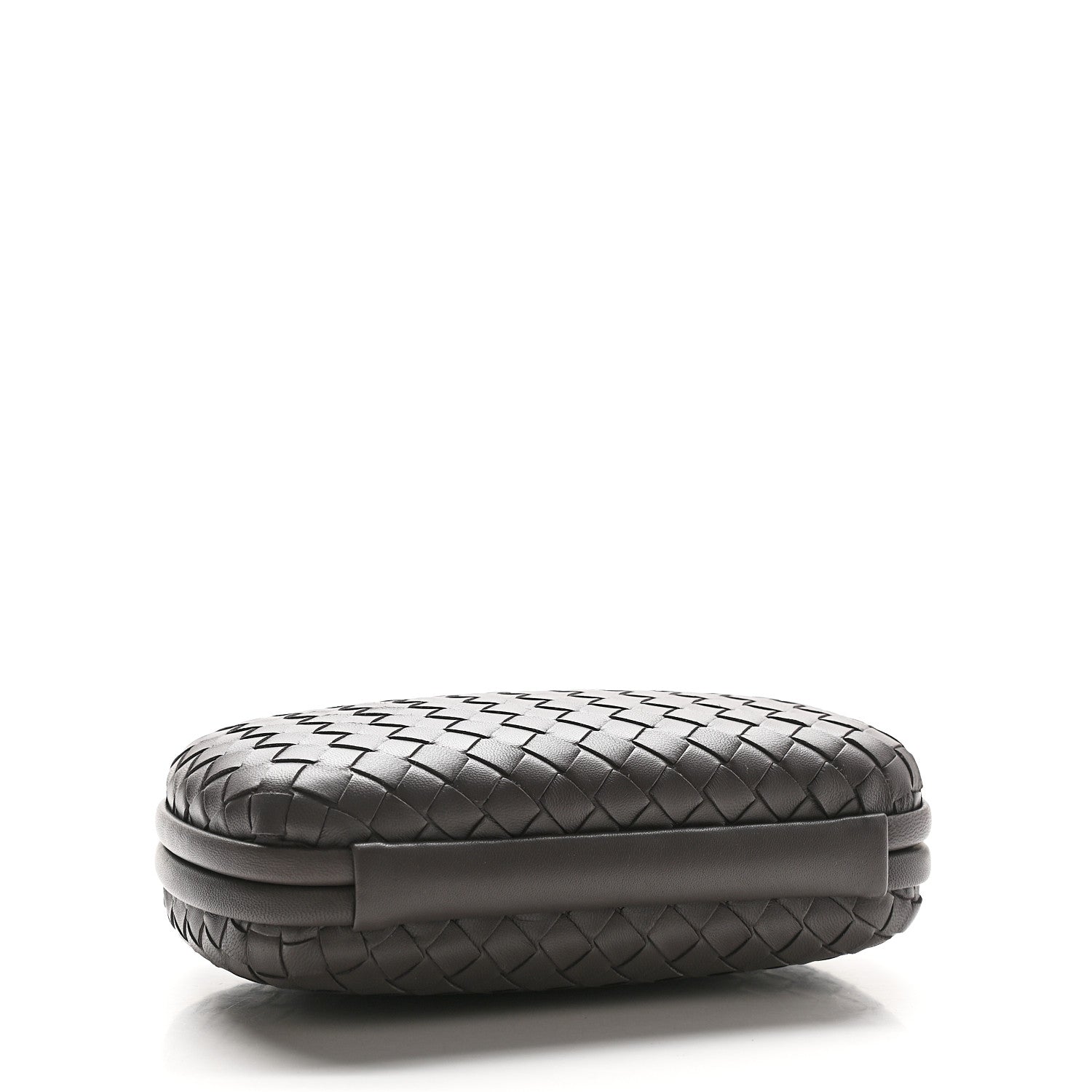 Bottega Veneta Nappa Intrecciato Chain Knot Clutch Steel 3 of 7