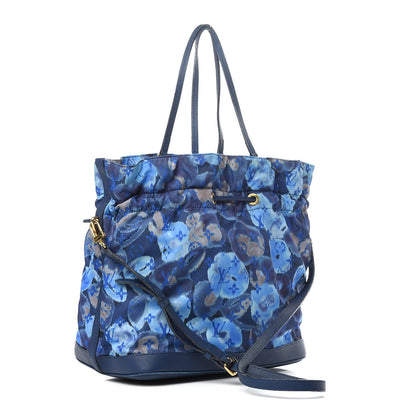 Louis Vuitton Nylon Monogram Ikat Noefull MM Grand Blue 3 of 22