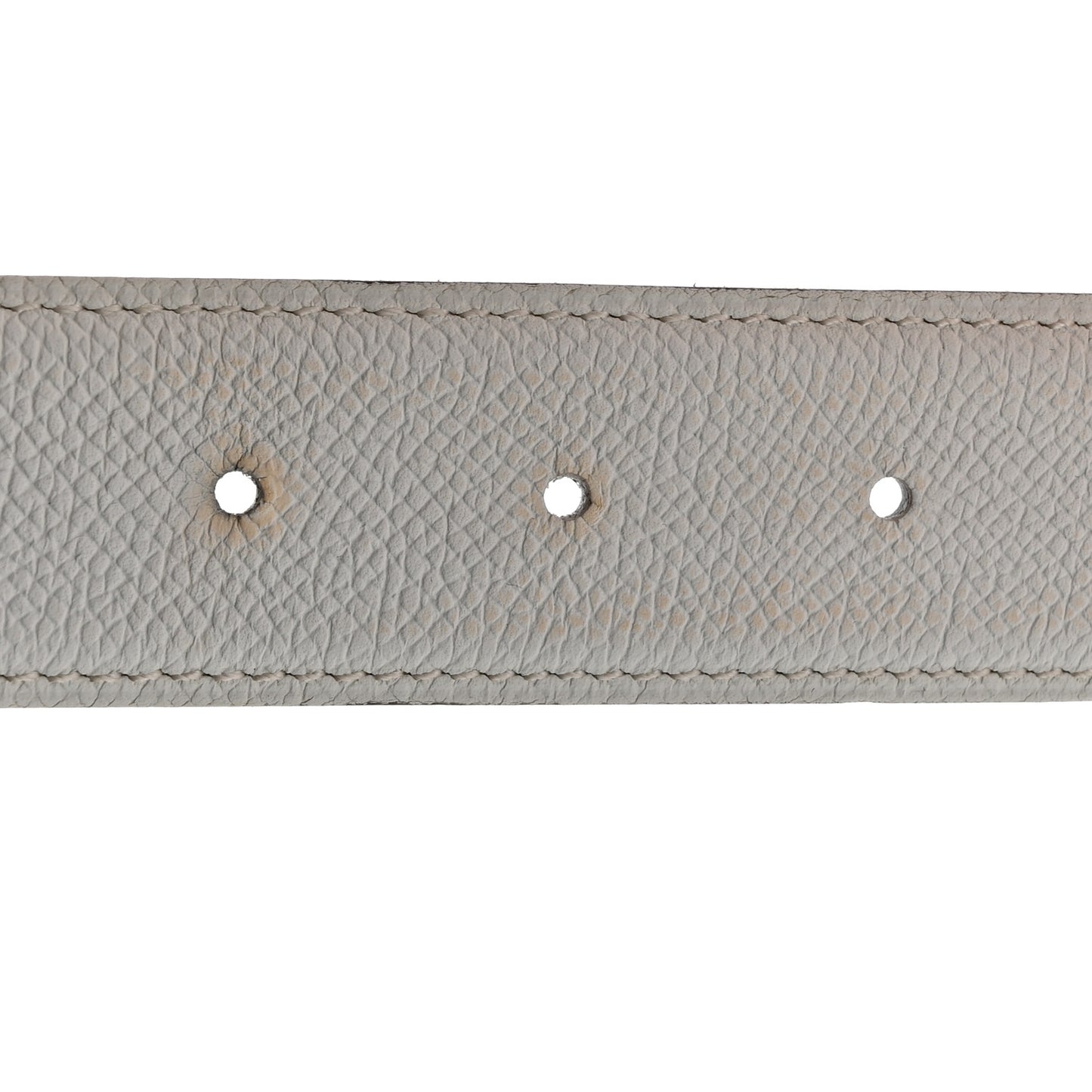 Epsom Chamonix 32mm Belt Strap 100 40 White Gold