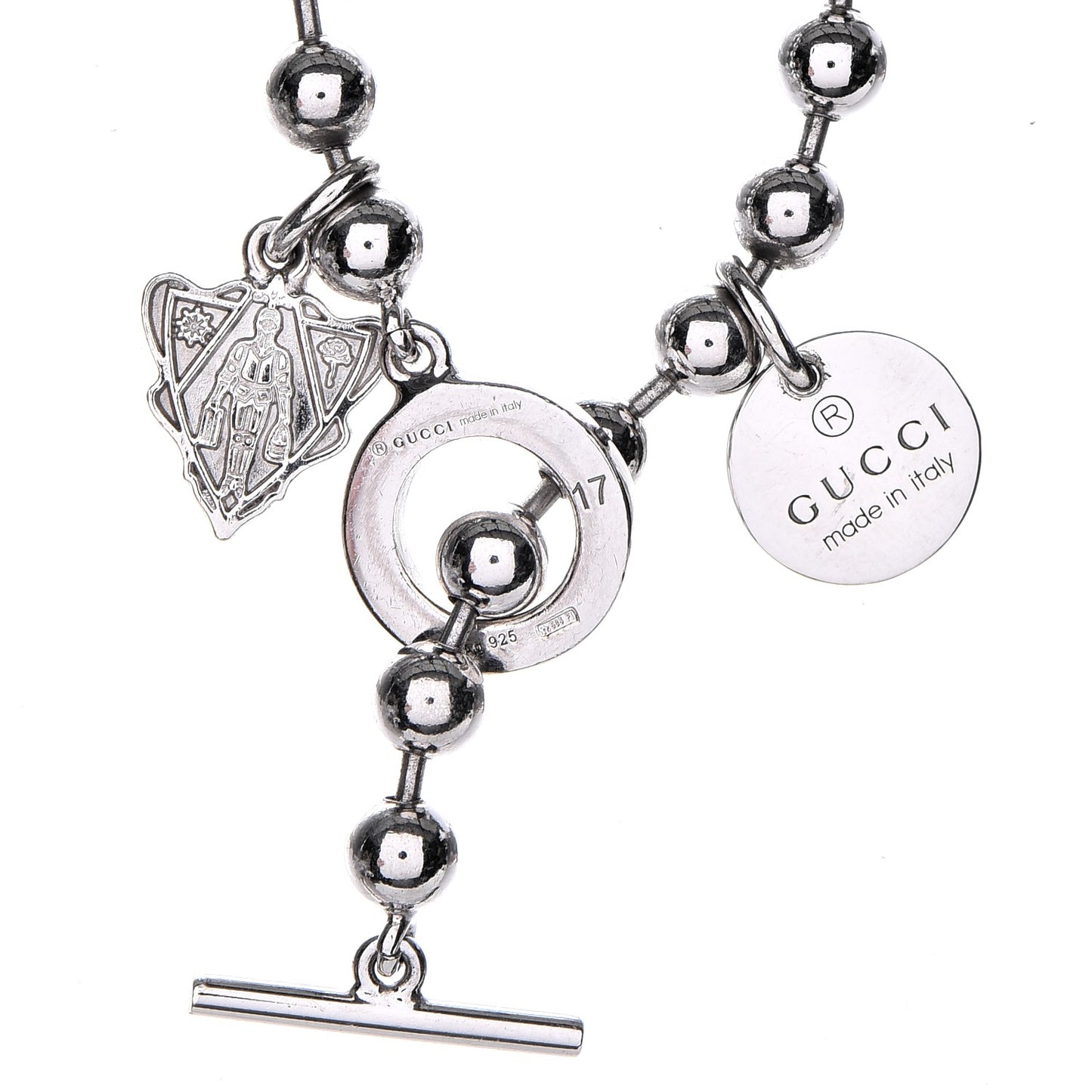 Sterling Silver Boule Five Charm Bracelet