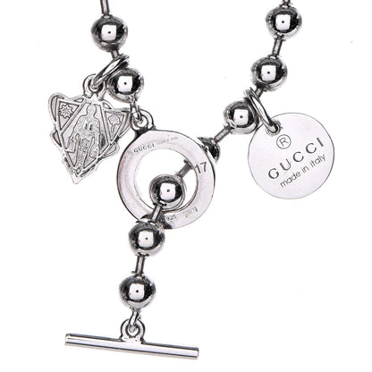 Gucci Sterling Silver Boule Five Charm Bracelet 5 of 8