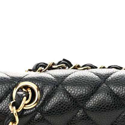 Chanel Caviar Quilted Medium Double Flap Black 15 of 16