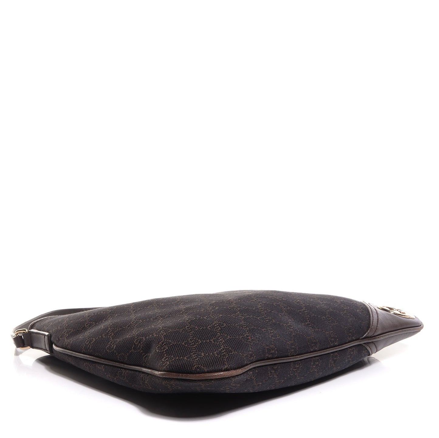 Monogram Medium New Britt Hobo Dark Brown