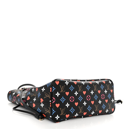 Louis Vuitton Game On Neverfull MM Black 5 of 10