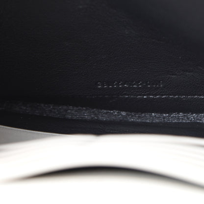 Saint Laurent Patent Calfskin Matelasse Monogram Vicky Chain Wallet Off White 6 of 13