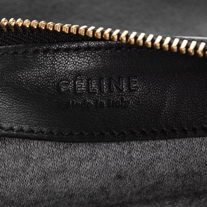 Celine Lambskin Large Trio Crossbody Bag Black 8 of 9
