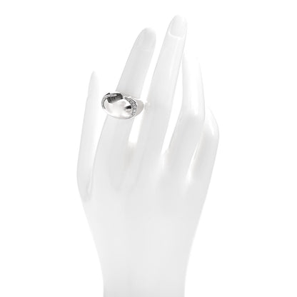 Bulgari 18K White Gold Diamond Dome Ring 53 6.5 2 of 6