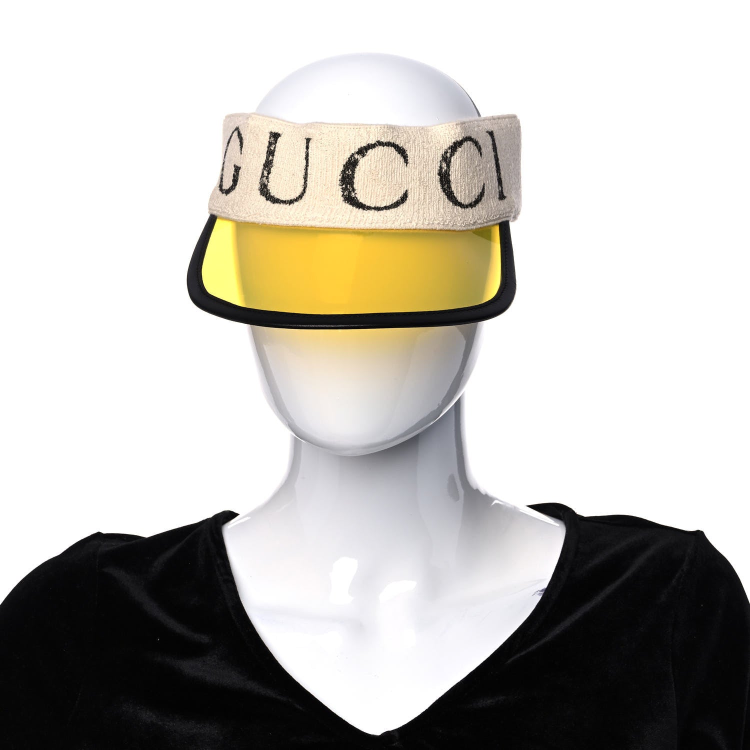 Gucci Vinyl Logo Visor M Yellow 2 of 7