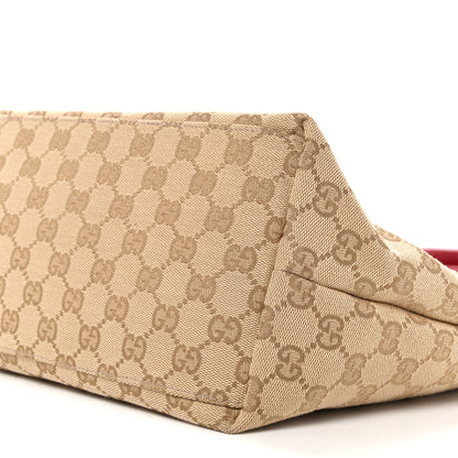 Gucci Monogram Web Large Diaper Tote Red 10 of 13