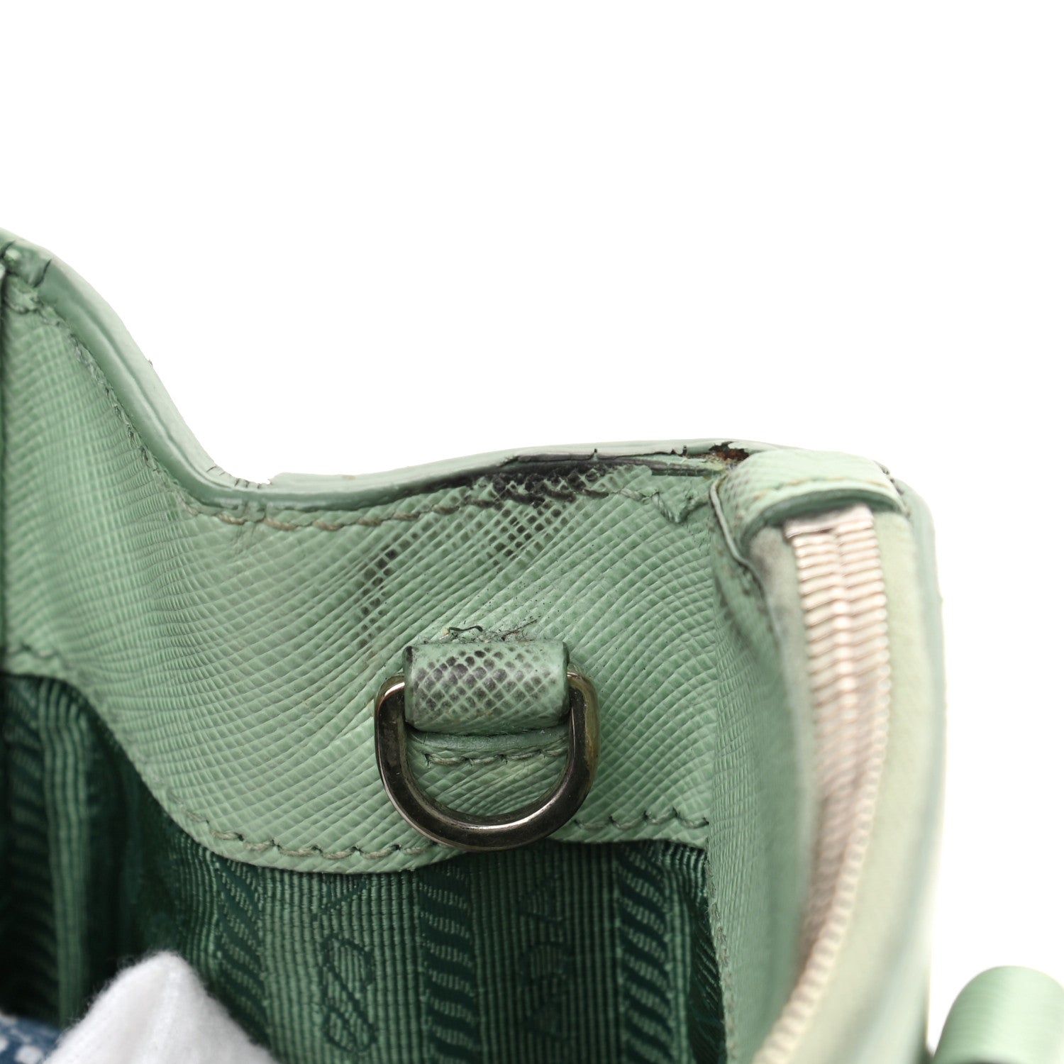 Prada Saffiano Lux Small Galleria Double Zip Tote Acquamarina 22 of 25