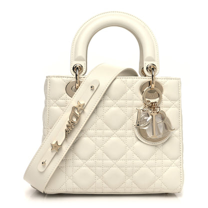 Christian Dior Lambskin Cannage Small My ABCDior Lady Dior White 1 of 11