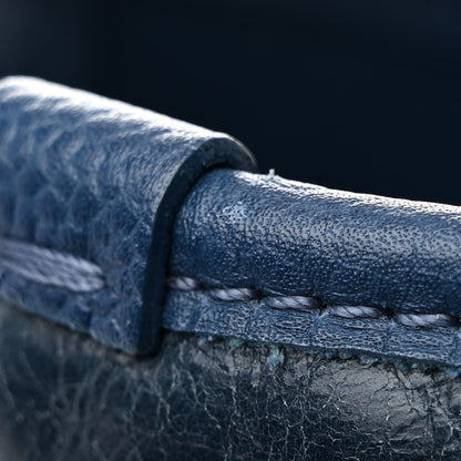 Chanel Glazed Calfskin Large Deauville Tote Blue 11 of 17