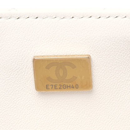 Chanel Lambskin Quilted Mini Rectangular Flap White 7 of 12