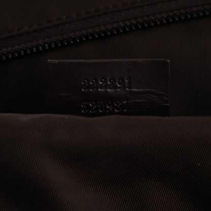 Gucci GG Plus Monogram Large Interlocking G Flap Messenger Bag Beige Dark Brown 6 of 7