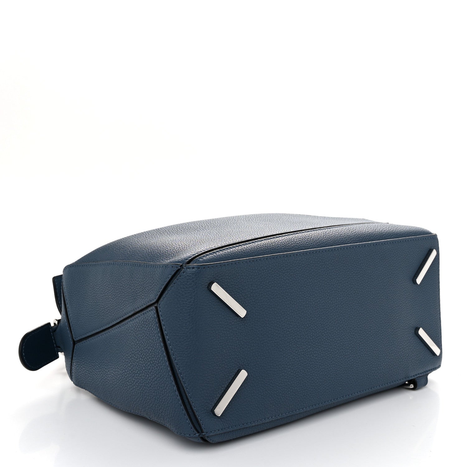 Loewe Calfskin Medium Puzzle Bag Dark Blue 4 of 9