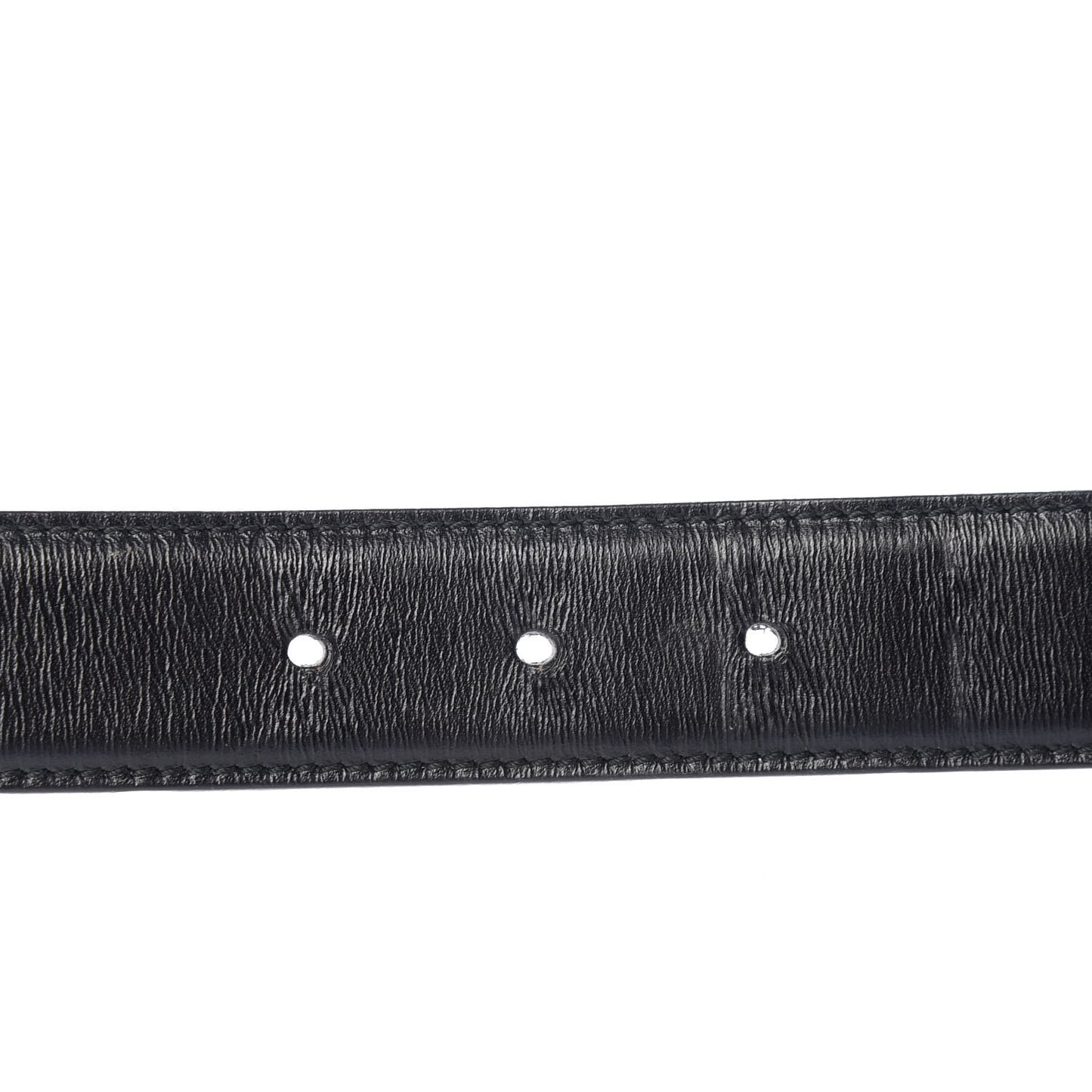 Calfskin Embossed Reversible Square G Buckle Belt 80 32 Black Brown