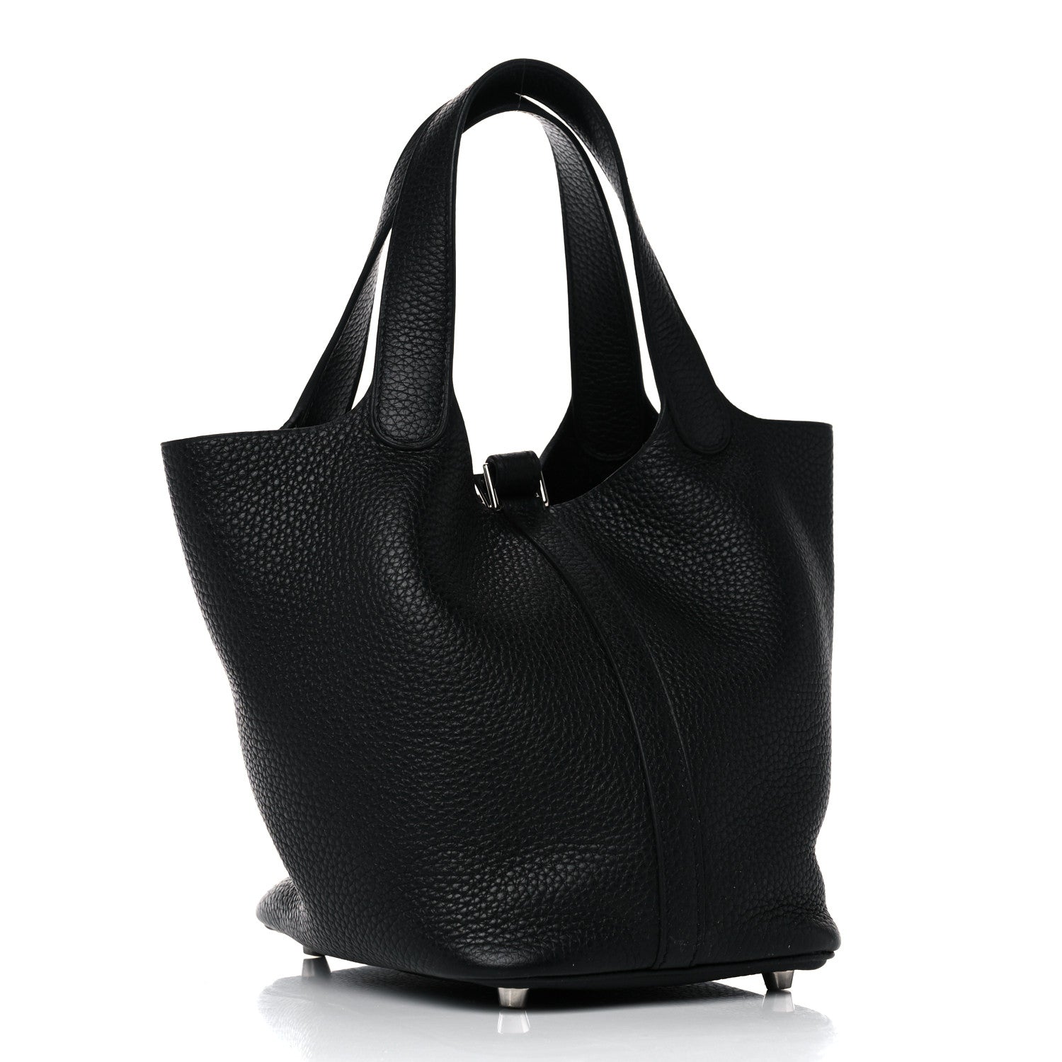 Hermes Taurillon Clemence Picotin Lock 18 PM Black 3 of 8