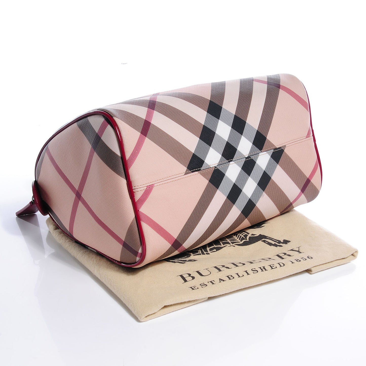 Nova Check Chester Bowling Bag Raspberry Sorbet