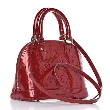 Louis Vuitton Vernis Alma BB Pomme D'Amour 4 of 17