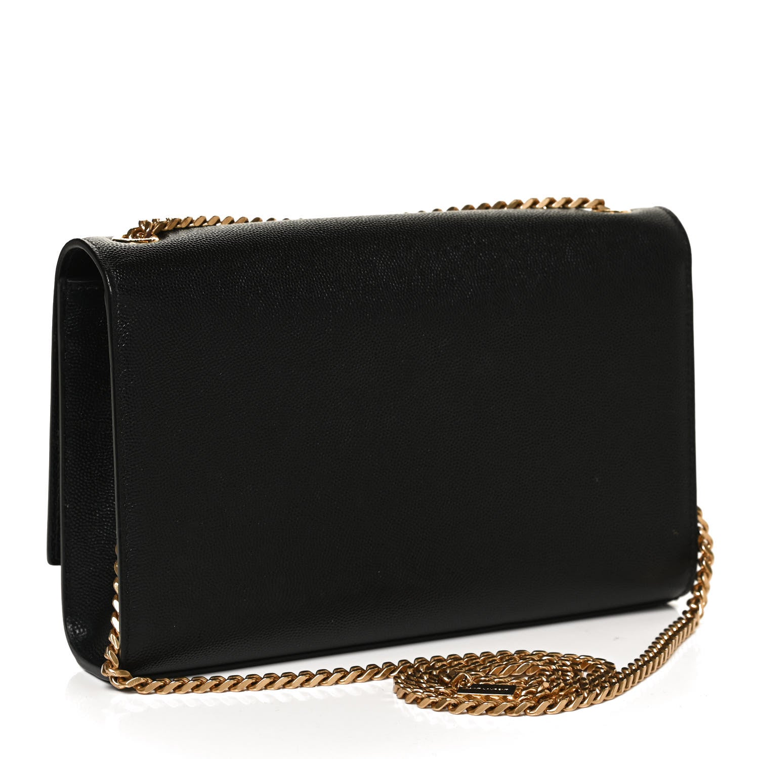 Saint Laurent Grain De Poudre Medium Classic Monogram Kate Satchel Black 3 of 10