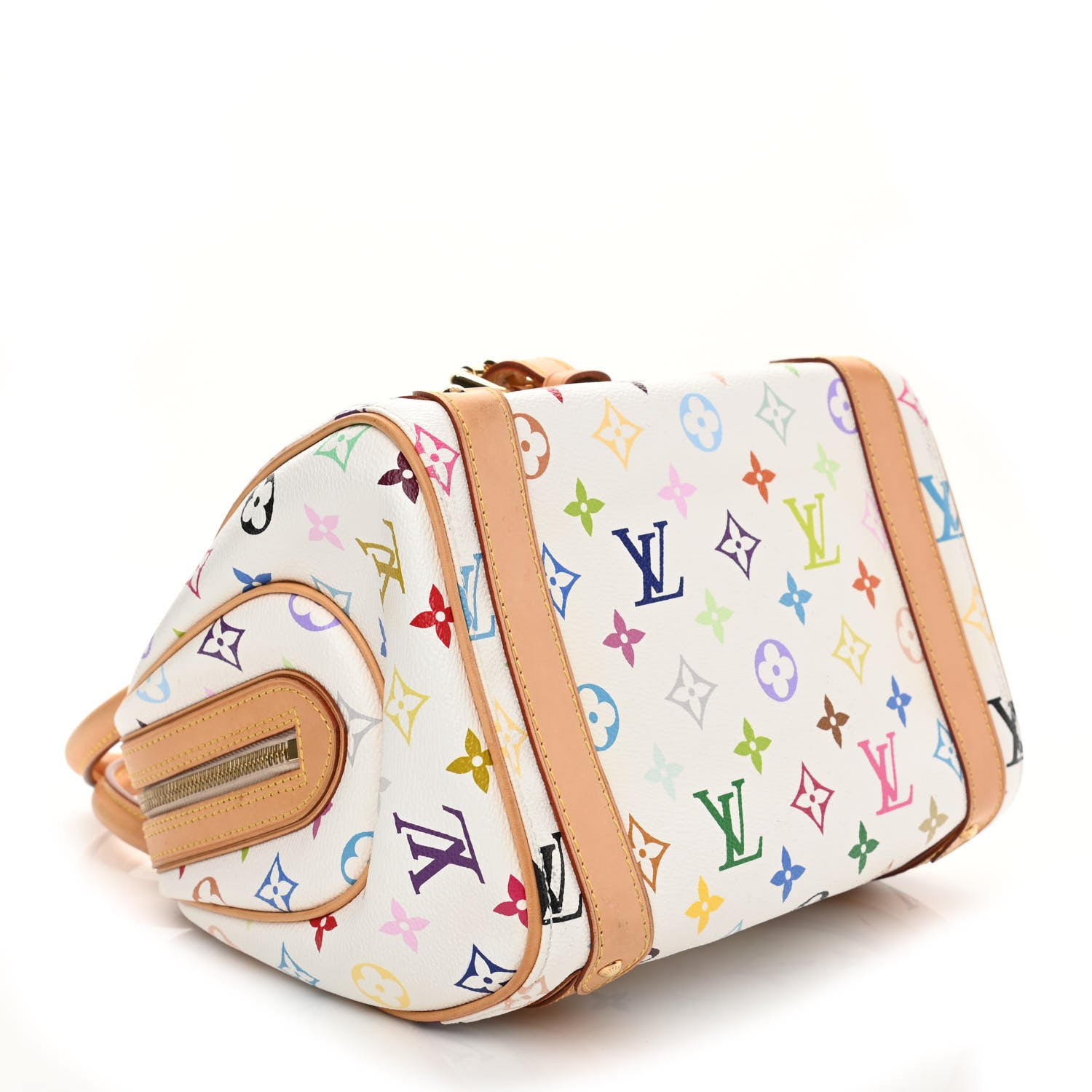 Louis Vuitton Monogram Multicolor Priscilla White 4 of 14