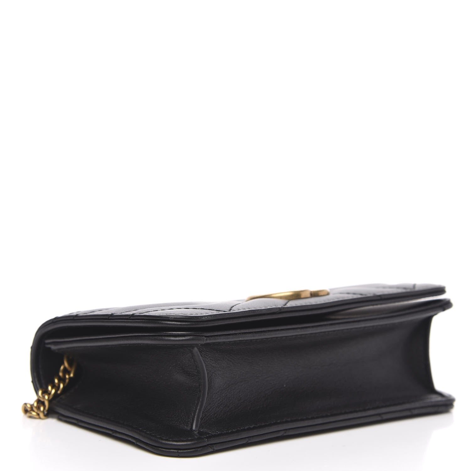Gucci Calfskin Matelasse GG Marmont Mini Bag Black 4 of 13