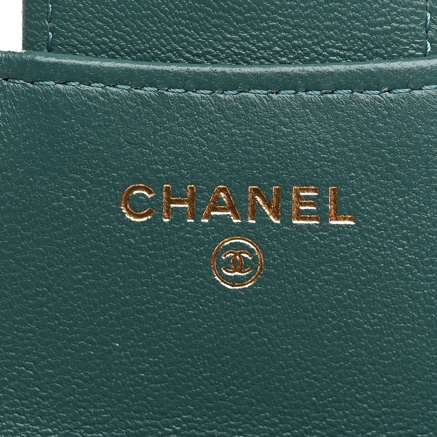 Lambskin Quilted Top Handle Flap Coin Purse With Chain Green