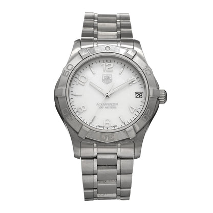 Tag Heuer Stainless Steel Mother of Pearl 32mm Aquaracer Lady Quartz Watch WAF1311 1 of 4