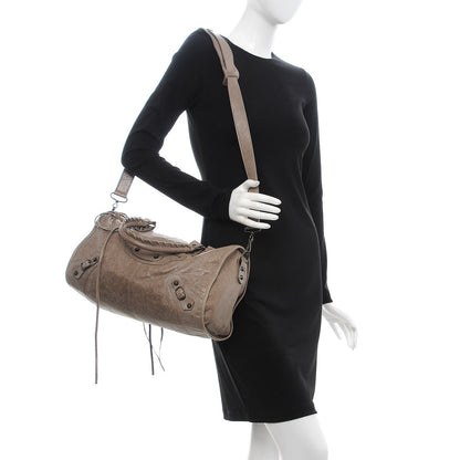 Balenciaga Agneau Classic Hardware Maxi Twiggy Gris Poivre 2 of 8