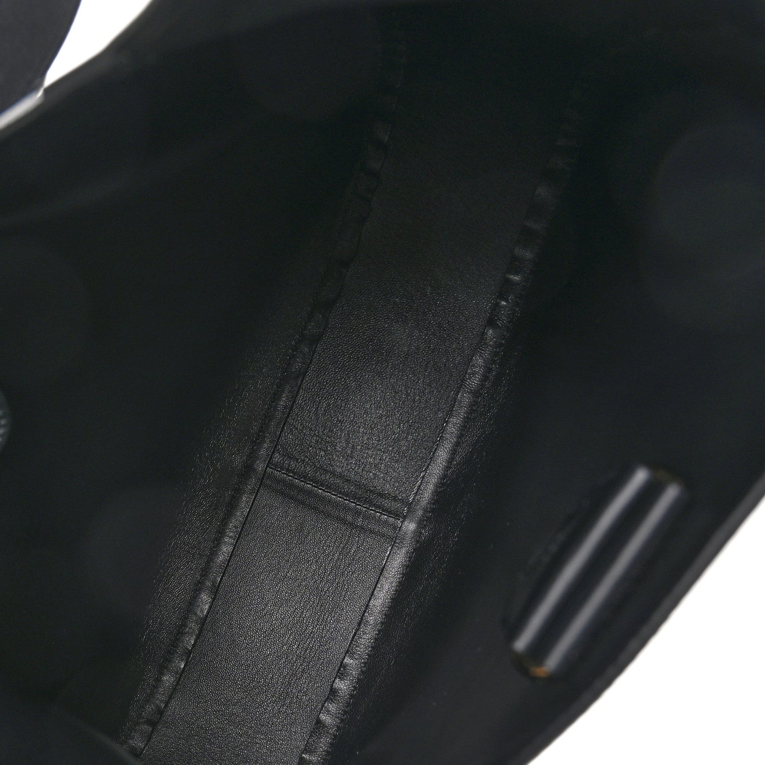Prada City Calfskin Triangle Large Hobo Shoulder Bag Black 4 of 8
