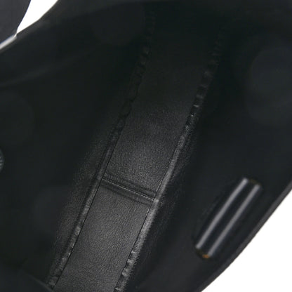 Prada City Calfskin Triangle Large Hobo Shoulder Bag Black 4 of 8