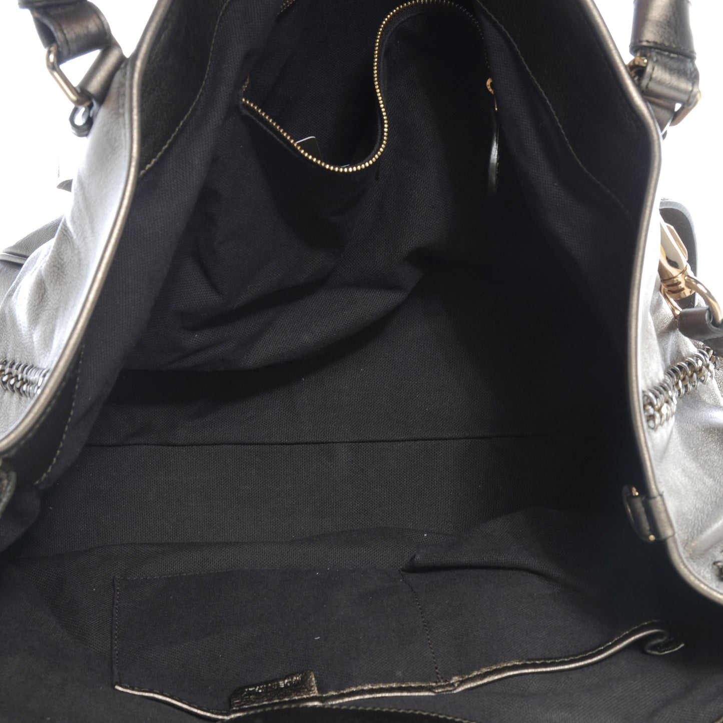 Leather Lawrence Metallic Olive