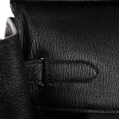 Hermes Taurillon Clemence Birkin 35 Black 12 of 23