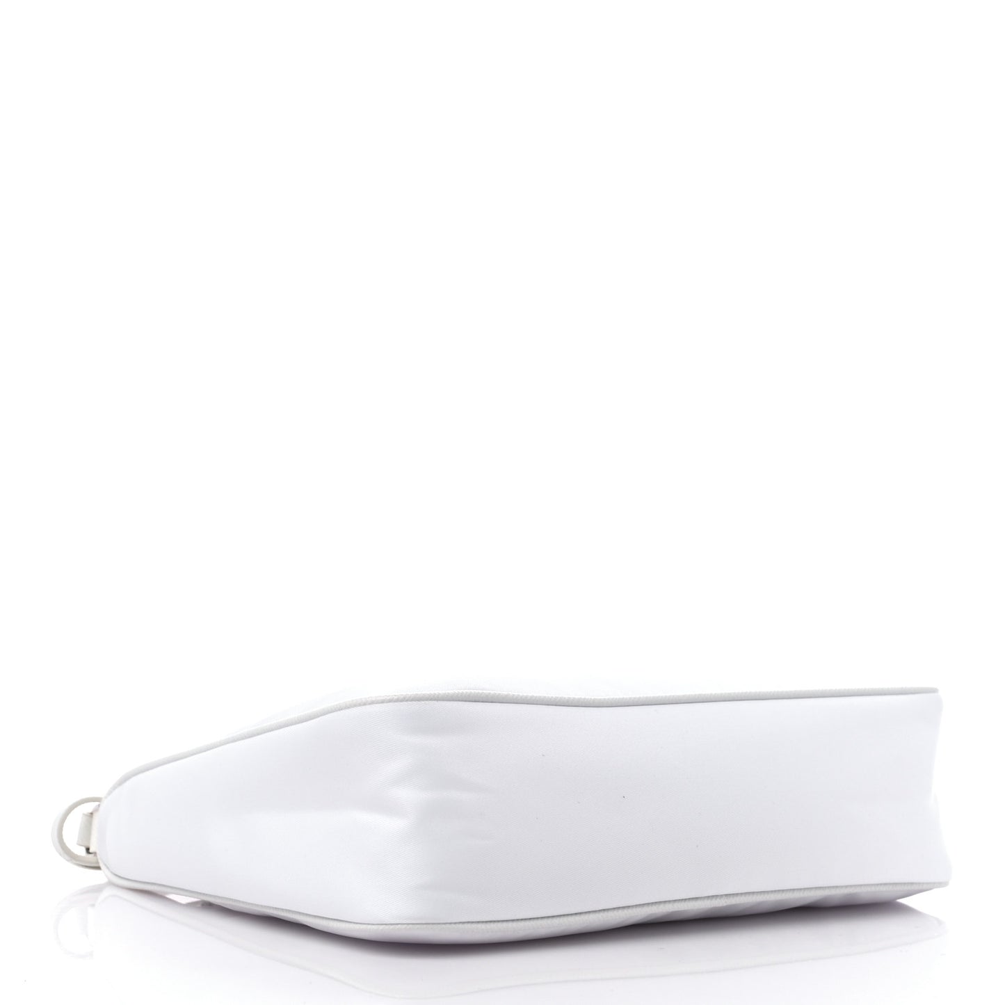 Re-Nylon Saffiano Mini Re-Edition 2005 Bag White
