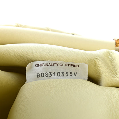 Bottega Veneta Nappa Maxi Intrecciato The Pouch Oversized Clutch Ice Cream 6 of 6