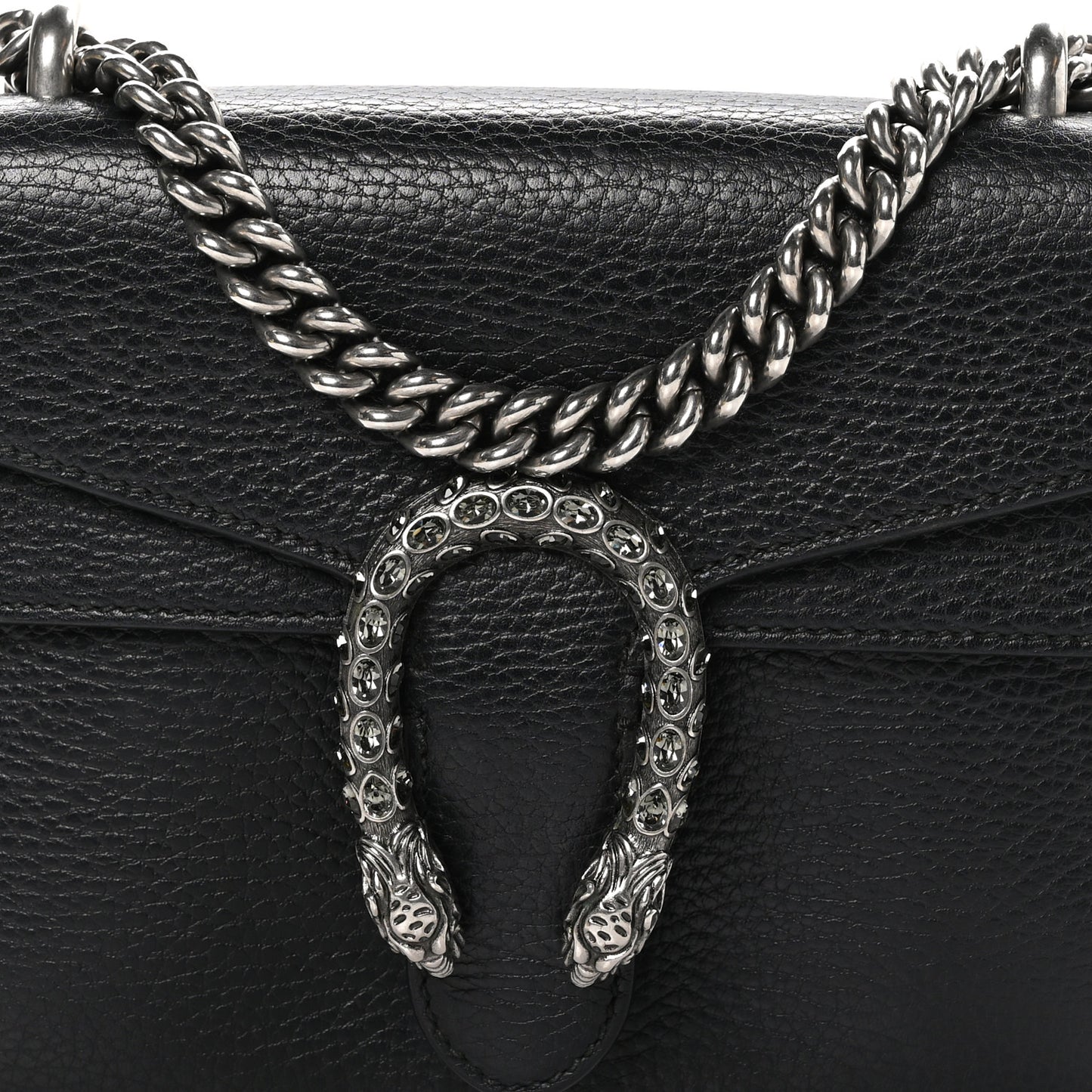 Calfskin Mini Dionysus Shoulder Bag Black