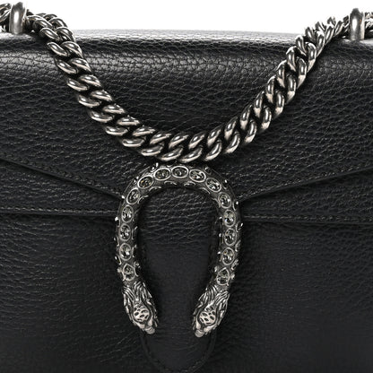 Gucci Calfskin Mini Dionysus Shoulder Bag Black 8 of 10
