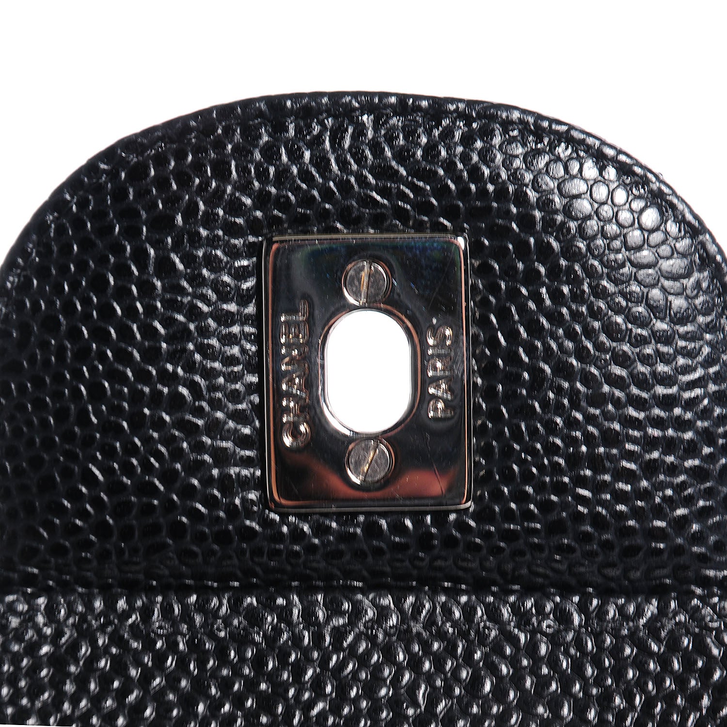 Chanel Caviar Quilted Jumbo Double Flap Black 7 of 9