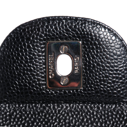 Chanel Caviar Quilted Jumbo Double Flap Black 7 of 9