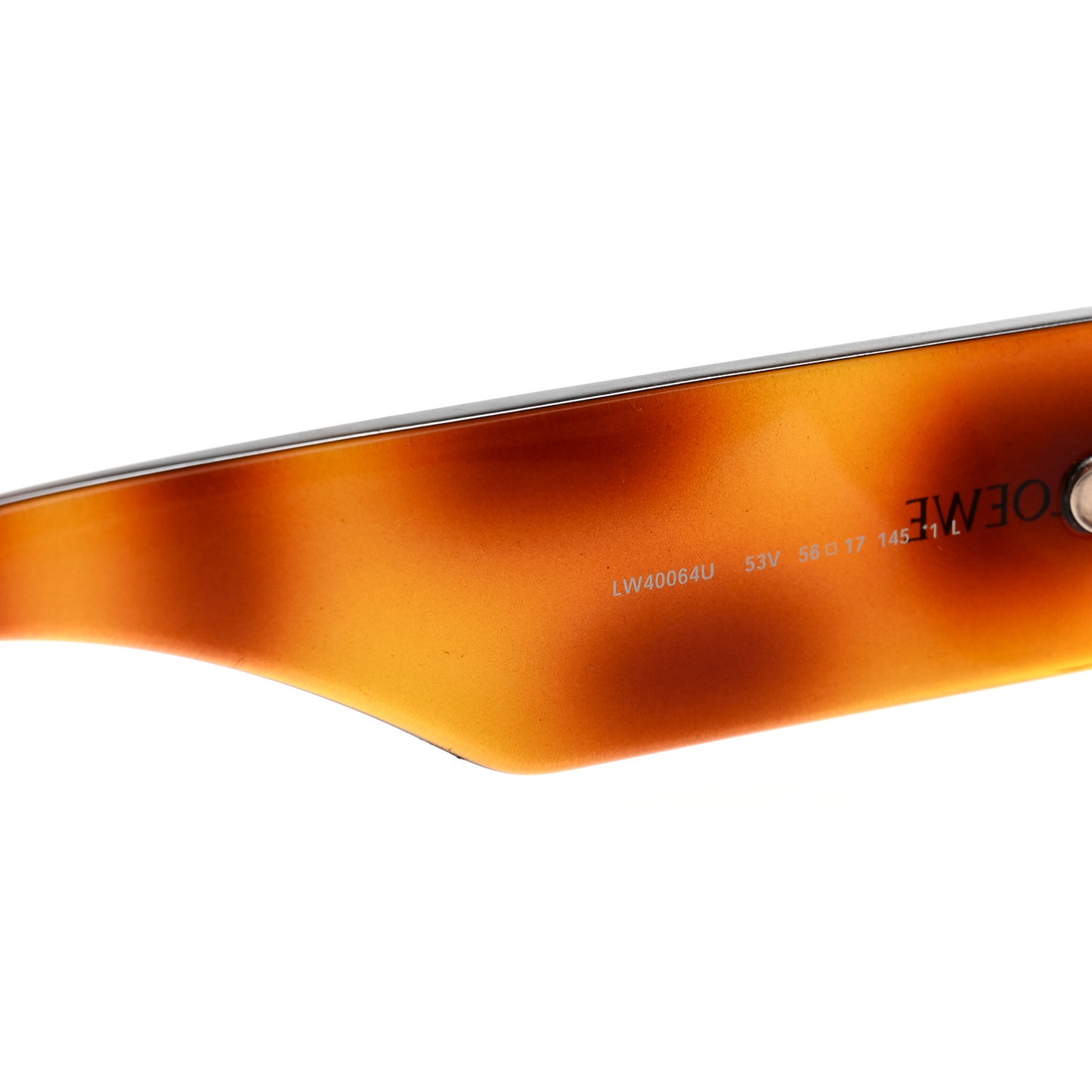 Acetate Paula's Ibiza Dive In Mask Sunglasses LW40064U Light Havana