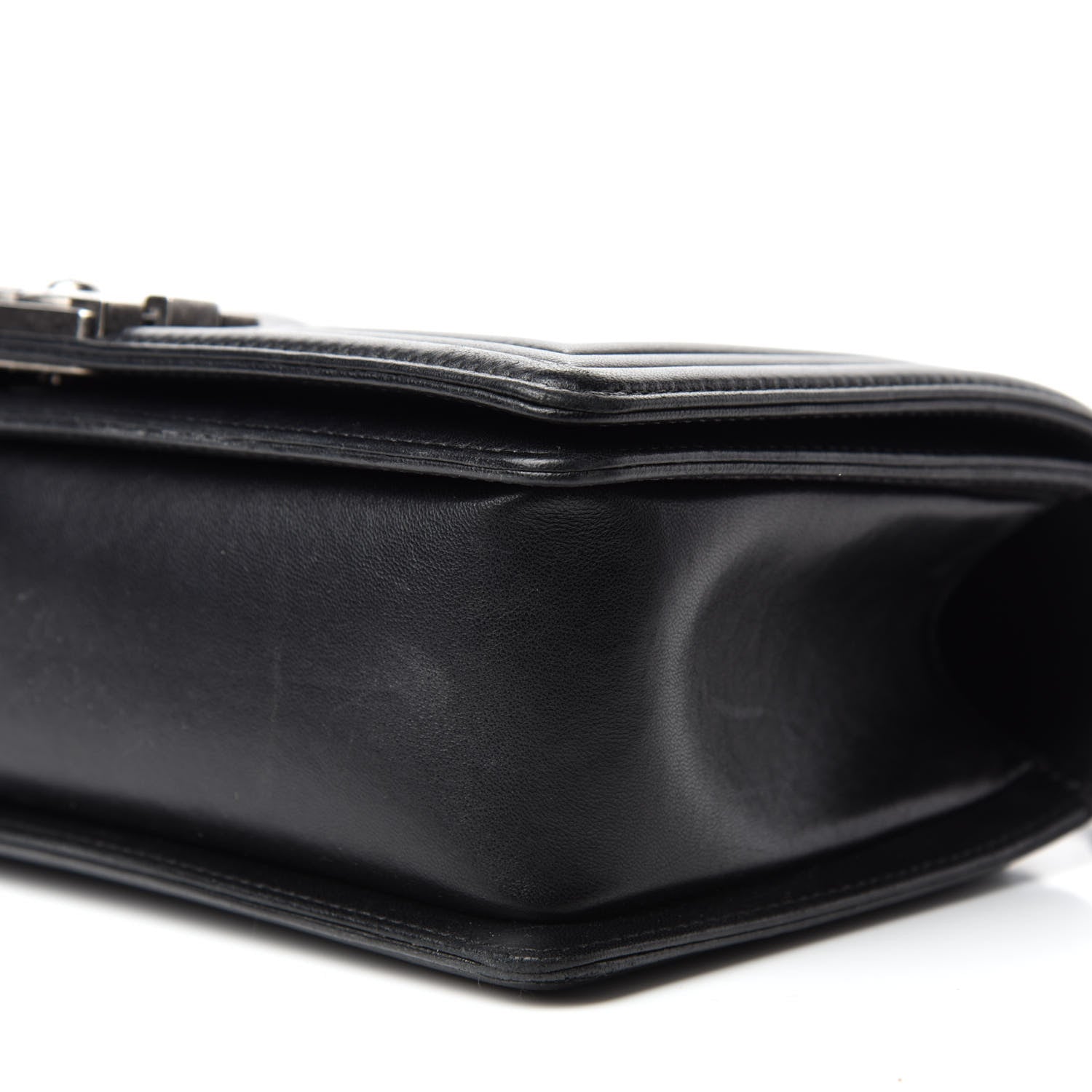 Chanel Lambskin Quilted Medium Boy Flap Black 7 of 10