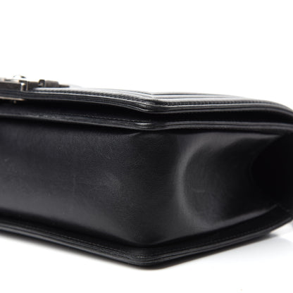 Chanel Lambskin Quilted Medium Boy Flap Black 7 of 10